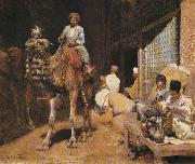 Edwin Lord Weeks A Market in Isphahan oil painting